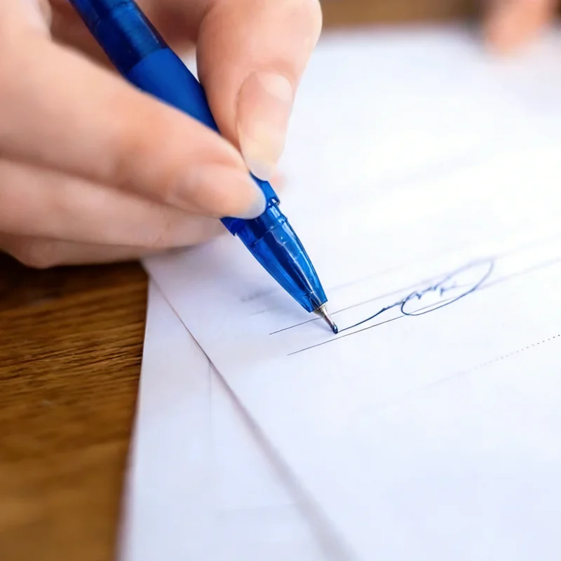 For Signing and Documentation