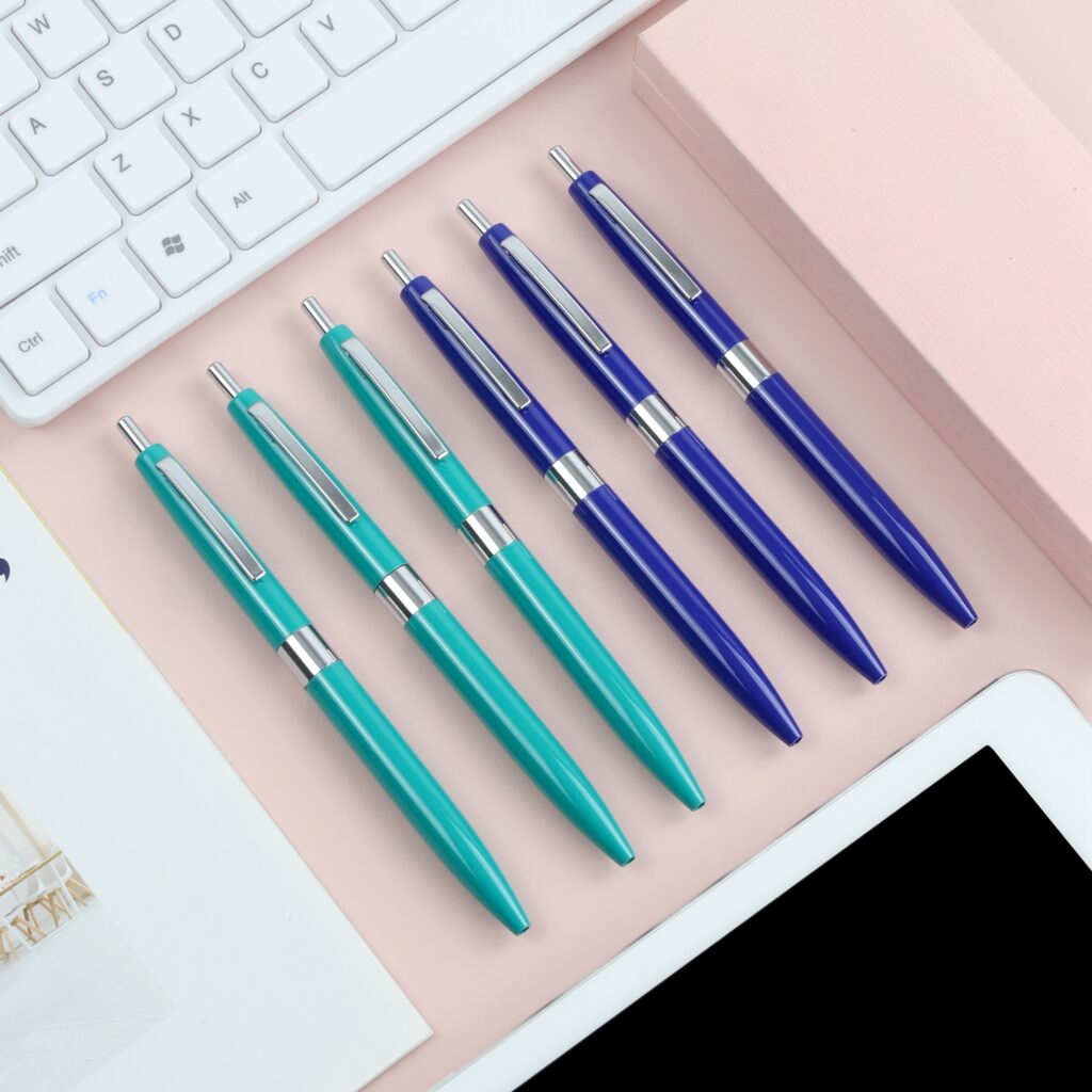 LT-PMB021 – Classic Silver Ring Ballpoint Pen