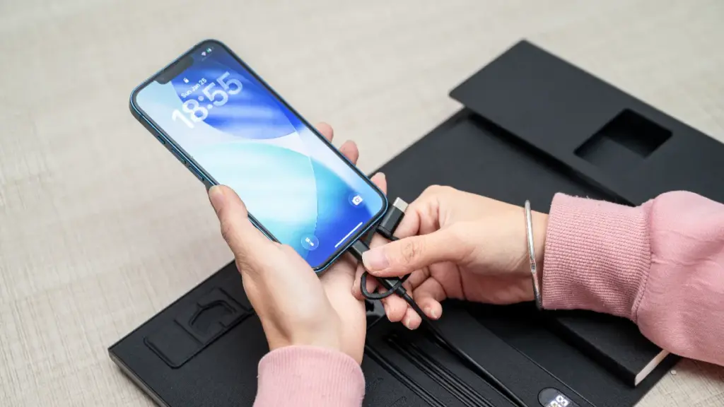 Workers are testing the charging function of the power bank notebook