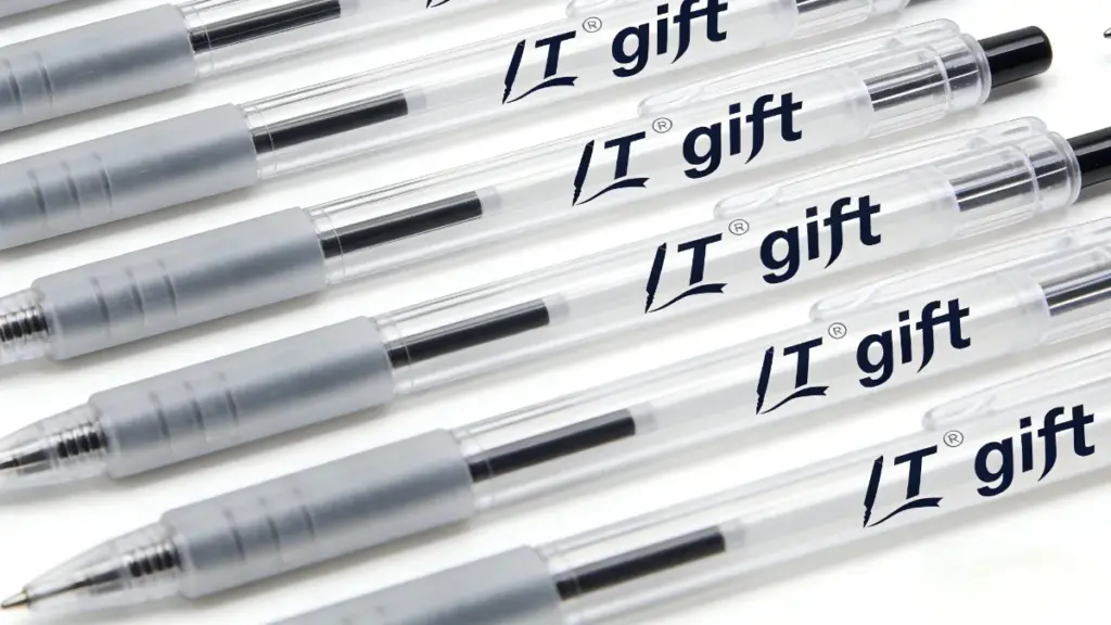 custom brand logo plastic ballpoint pens