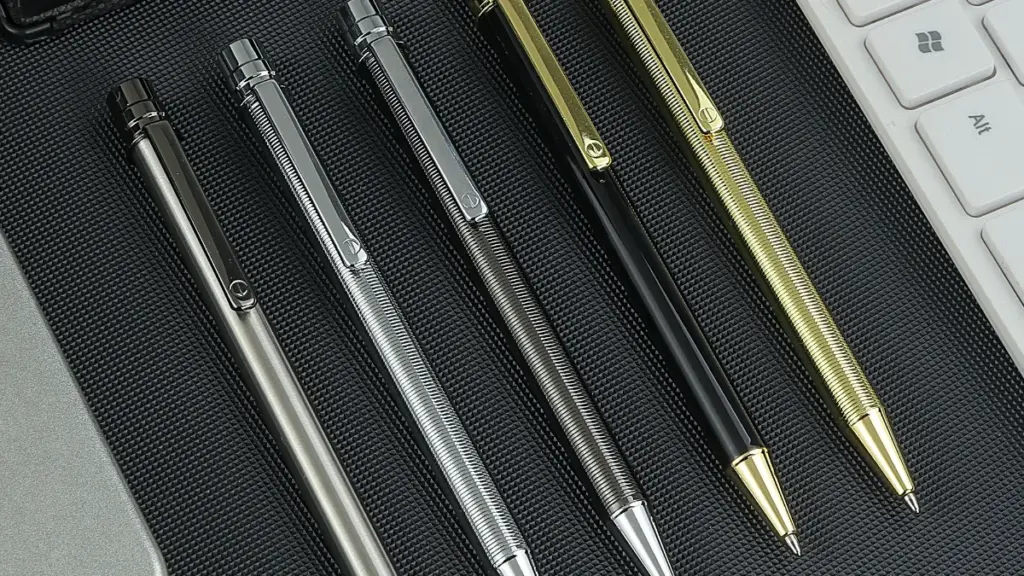 glossy custom metal ballpoint pen