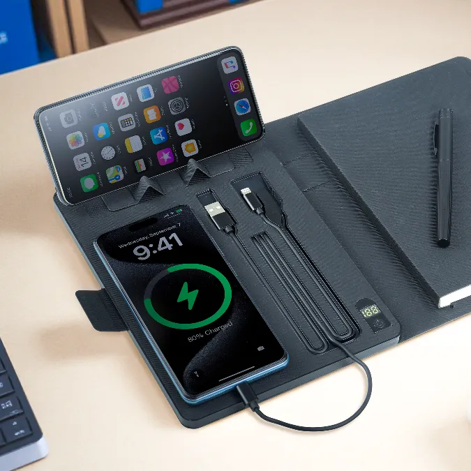 power bank notebook corporate gift set