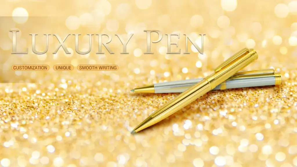 luxury fountain pen