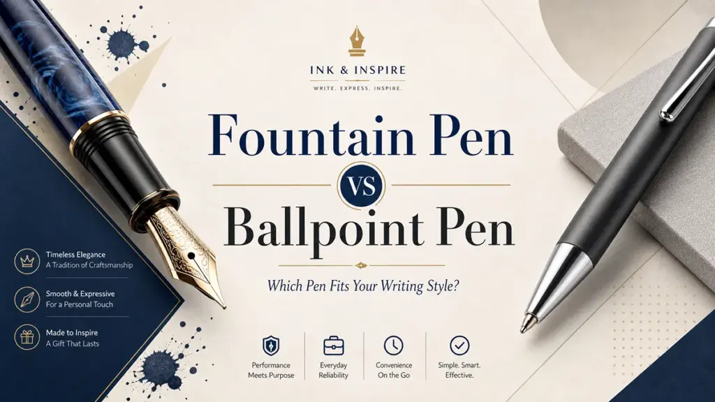 Fountain Pen vs Ballpoint Pen