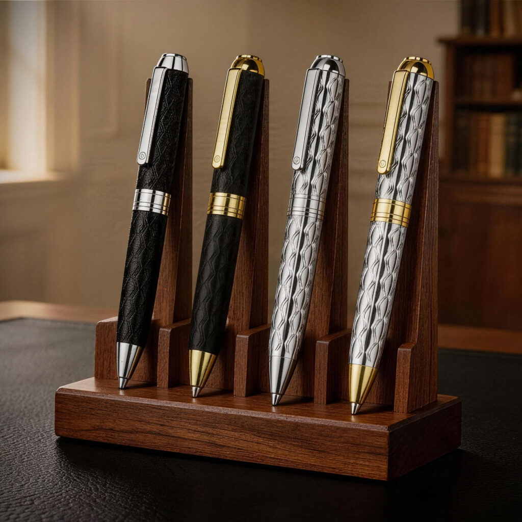 LT-PMB043 – Embossed Wave Ballpoint Pen